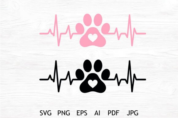 Download Paw Heartbeat Pet SVG Bundle - Svg bundle Collection