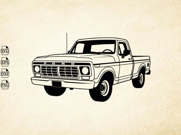 Download Vintage Truck SVG, Truck Clip Art Svg - Premium Resources