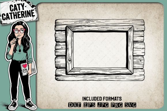 Download Rustic Wooden Frame – Home Decor SVG Des - Decor Collection