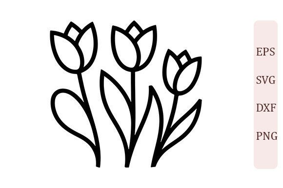 Download Tulip Flower Bundle Minimalist SVG - Minimalist svg Collection