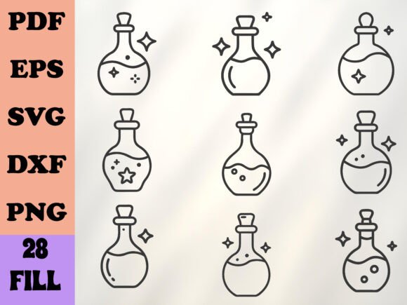 Download Witches Bottle SVG,Mystical Svg Bundle - Svg bundle Collection