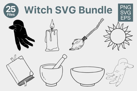 Download Witch Mystical SVG Bundle - Svg bundle Collection