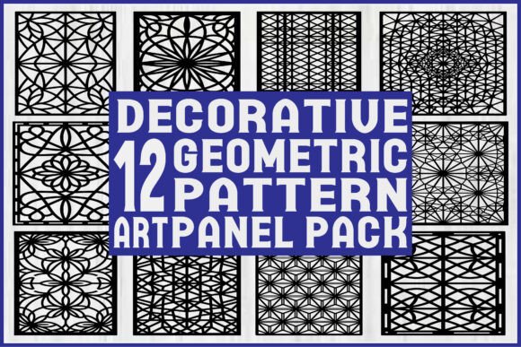 Download Decorative Geometric Pattern Panel - Decor Collection