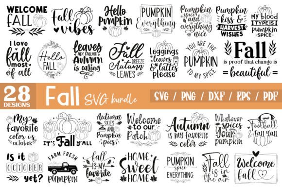 Download Fall SVG Bundle - Premium Resources
