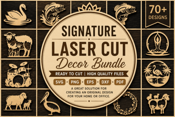 Download Signature Laser Cut Decor SVG Bundle - Svg bundle Collection