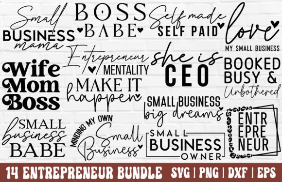 Download Entrepreneur SVG Bundle - Small Business - Svg bundle Collection