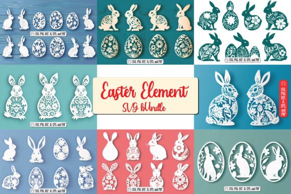 Download Cricut Paper Cut Easter SVG Bundle - Svg bundle Collection