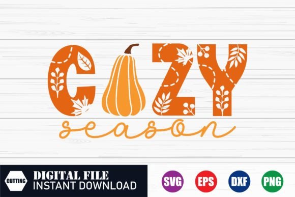 Download Cozy Season, Fall Svg, Pumpkin Vector - Fall svg Collection