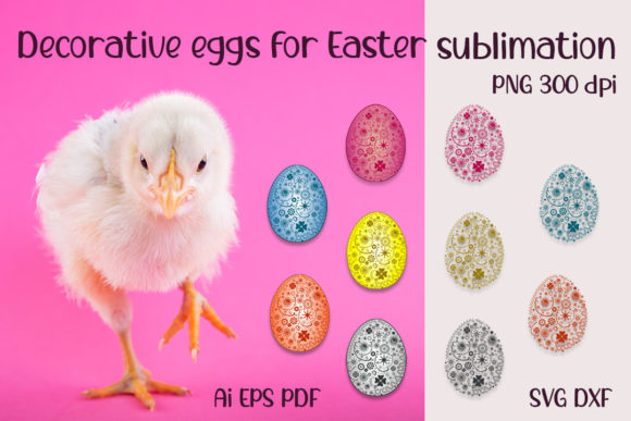 Download 10 Decorative Eggs for Easter - Decor Collection
