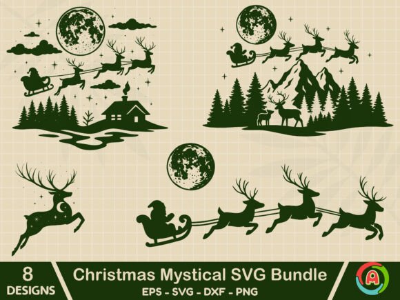 Download Christmas Mystical SVG Bundle - Svg bundle Collection