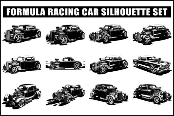 Download Formula Racing Car Silhouette SVG Bundle - Svg bundle Collection