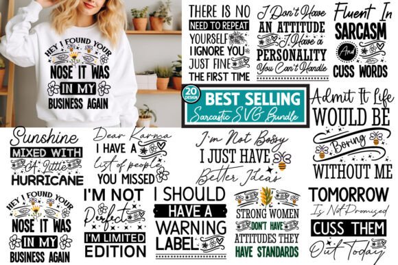 Download Sarcastic SVG Bundle,Motivational SVG - Svg bundle Collection