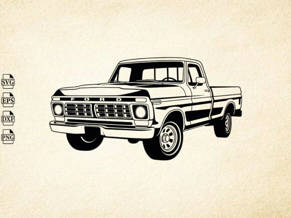 Download Vintage Truck SVG, Truck Clip Art Svg - Vintage truck svg Collection