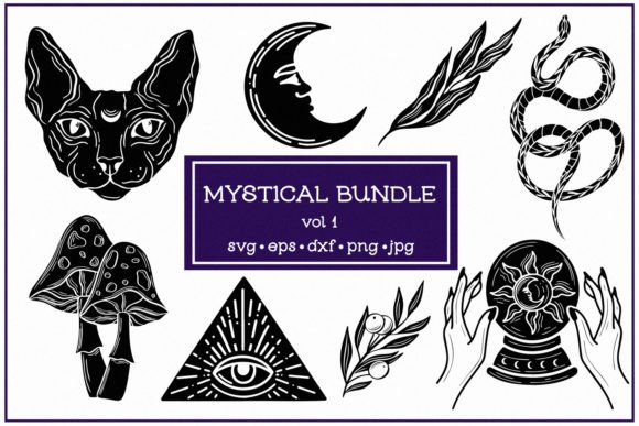 Download Mystical SVG Bundle. Magic Designs. Boho - Svg bundle Collection