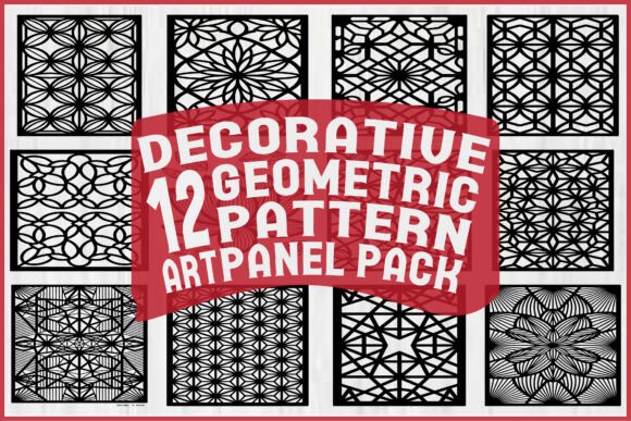 Download Black Geometric Pattern Panel SVG Bundle - Svg bundle Collection