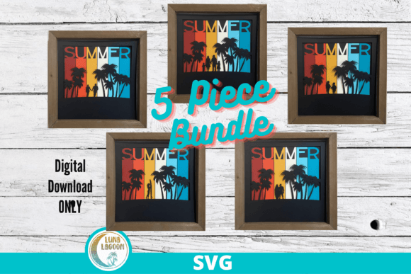 Download Retro Summer 3D Svg Bundle - Svg bundle Collection