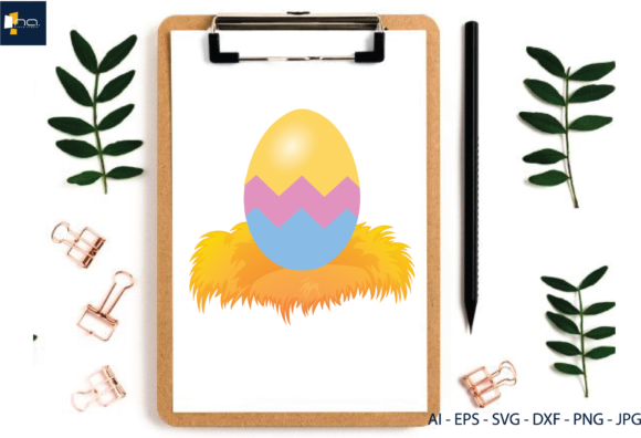Download Easter Decorative Eggs on Straw - Decor Collection