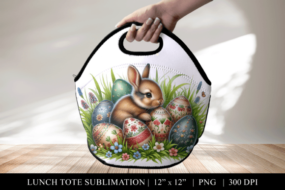 Download Easter Bunny with Decorative Eggs - Decor Collection
