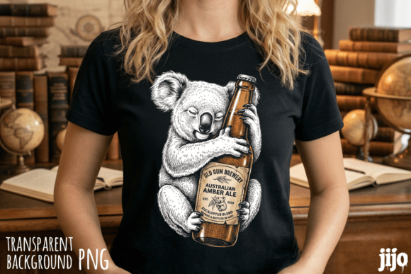 Download Koala Brewery Amber Beer PNG - Premium Bundle