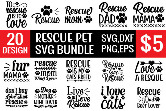 Download Rescue Pet SVG Bundle - Svg bundle Collection