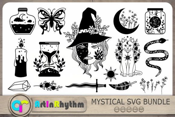 Download Mystical Svg Bundle, Celestial Svg Files - Svg bundle Collection