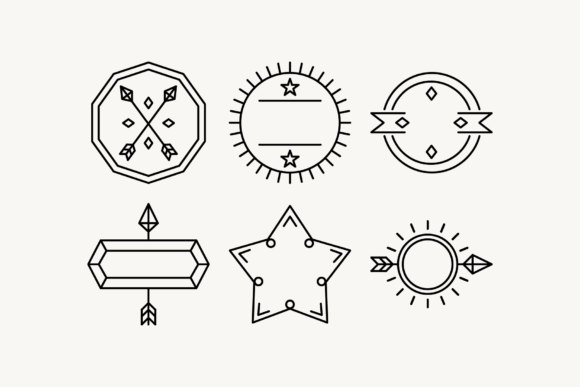 Download Outline Minimalist SVG Clipart Badges - Minimalist svg Collection