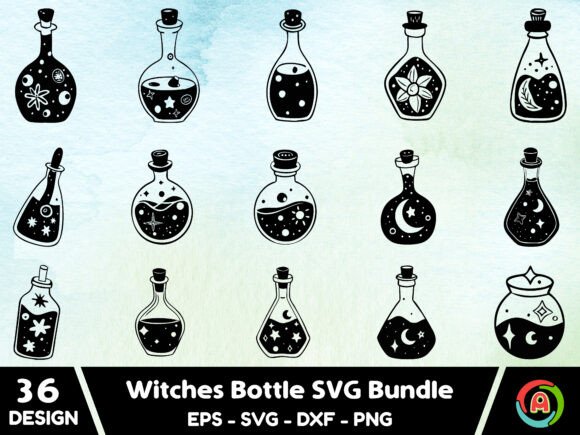 Download Witches Bottle SVG, Mystical Svg Bundle - Svg bundle Collection