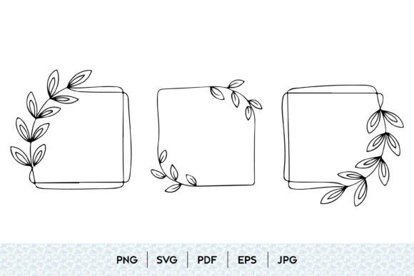 Download Botanical Frame SVG Bundle - Svg bundle Collection