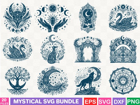 Download Mystical SVG Bundle - Svg bundle Collection