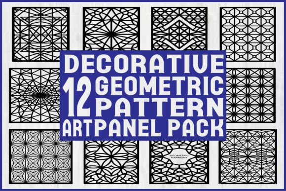 Download Decorative Geometric Pattern Panel - Decor Collection