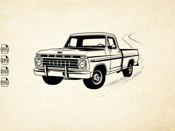 Download Vintage Truck SVG, Truck Clip Art Svg - Premium Resources