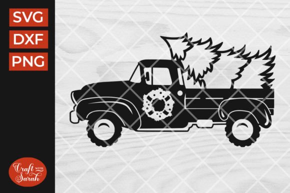 Download Christmas Vintage Truck SVG for Winter - Vintage truck svg Collection