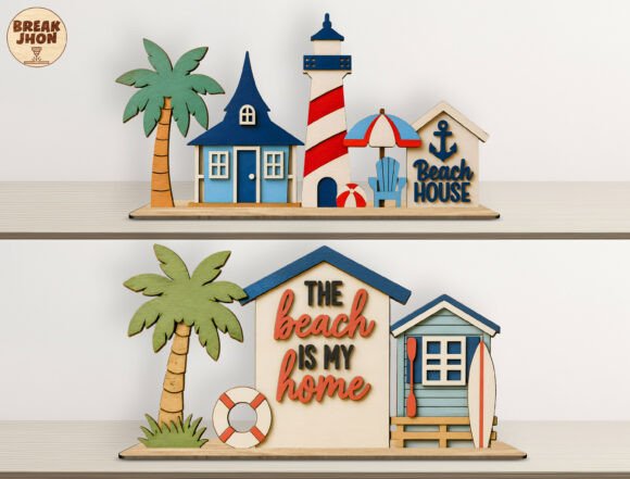 Download Beach House Laser Cut File SVG Bundle - Svg bundle Collection